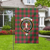 McCulloch Tartan Crest Garden Flag